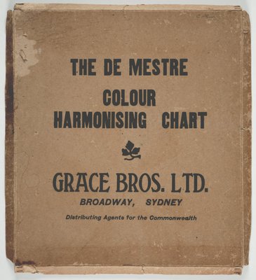 Alternate image of The de Mestre Colour Harmonising Chart by Roy de Maistre