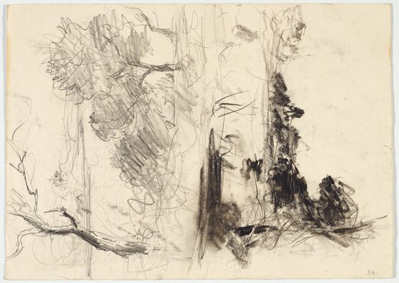 Alternate image of recto: Trees and river
verso: Two studies of the river by Lloyd Rees