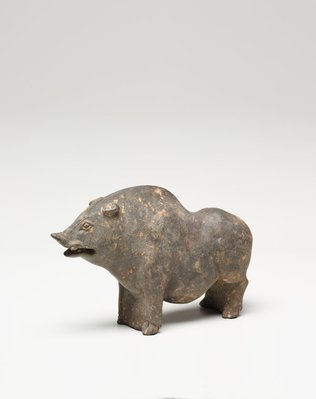 Alternate image of Figure of a boar by 