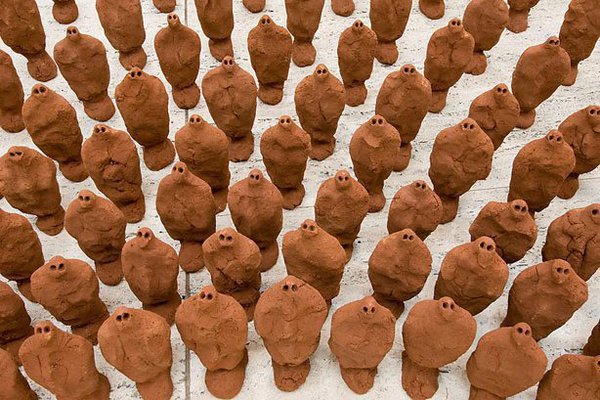 Alternate image of Field for the Art Gallery of New South Wales by Sir Antony Gormley
