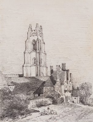Alternate image of Stoke-by-Nayland Church by John Constable