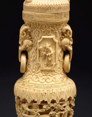 Alternate image of Vase with incised narrative scene by 