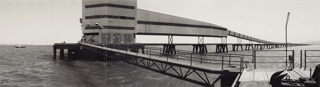 AGNSW collection David Stephenson Offshore docking facility, Lucinda 1983, printed 1984