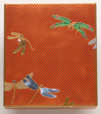 Alternate image of Writing box (suzuribako) with design of dragonflies by Unryûan Kitamura Tatsuo