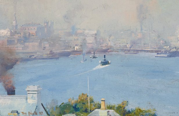 Alternate image of (Sydney Harbour from Milson's Point) by Tom Roberts