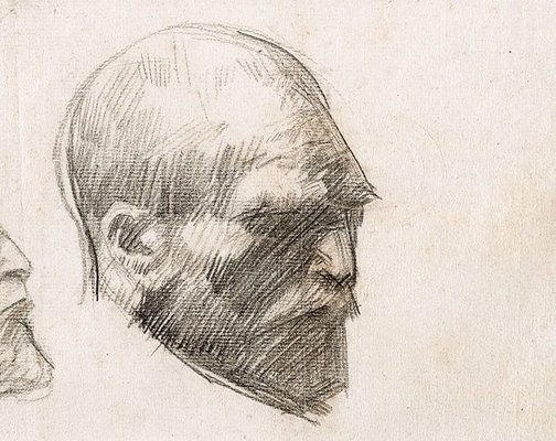 Alternate image of Five studies of Vincent van Gogh by John Russell