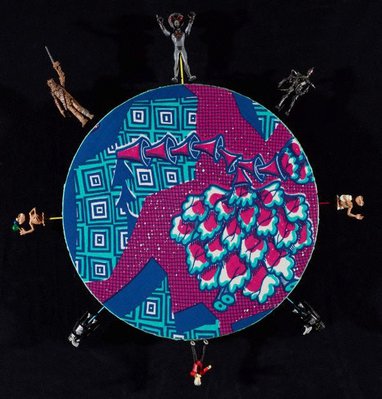 Alternate image of Alien toy painting by Yinka Shonibare