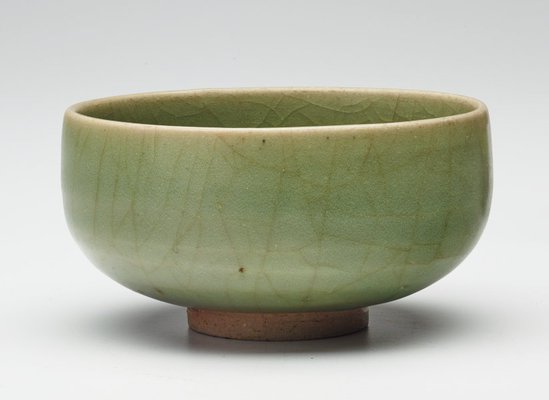 Alternate image of Summer tea bowl by Jun ware
