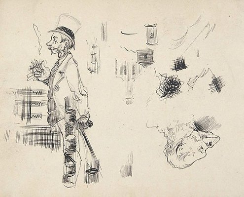 Alternate image of Fragmentary sketchbook by Lyonel Feininger
