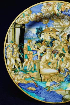 Alternate image of Large plate: An allegory on the sack of Rome by Francesco Xanto Avelli