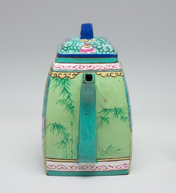 Alternate image of Ewer decorated with enamels by Yixing ware