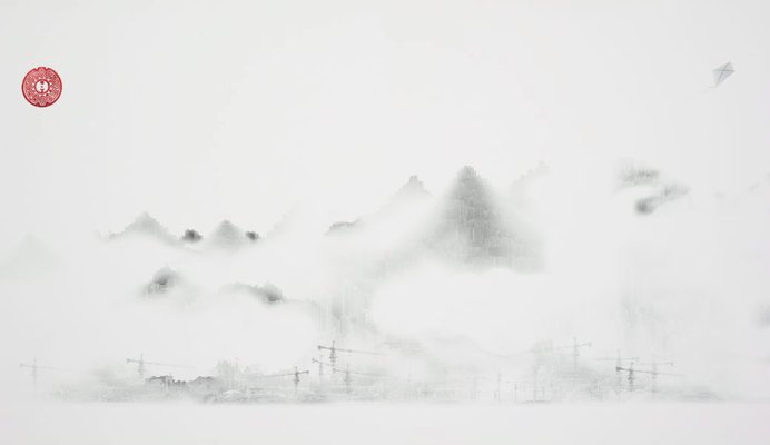 Alternate image of Phantom Landscape III Misty City II by Yang Yongliang