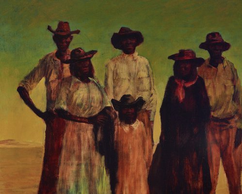 Alternate image of (Group of Aboriginal people) by Russell Drysdale