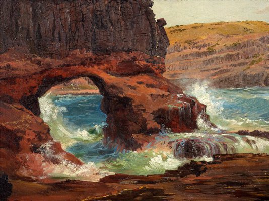 Alternate image of Tunnel Rock, Cape Schanck, Victoria by Nicholas Chevalier