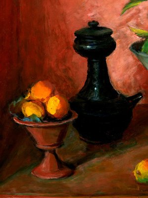 Alternate image of Turkish pots and lemons by Margaret Olley