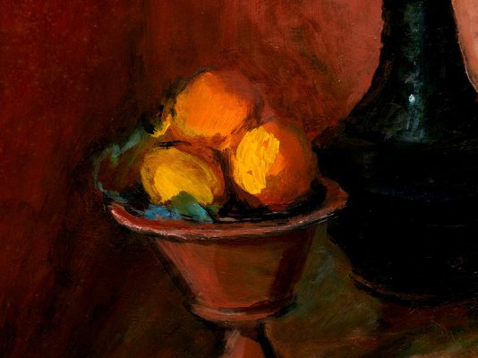 Alternate image of Turkish pots and lemons by Margaret Olley