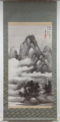 Alternate image of Early summer mountains in the rain by Tani Bunchō