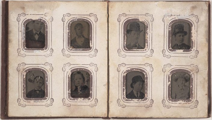 Alternate image of Album 2 (album of tintype portraits) by Gove & Allen