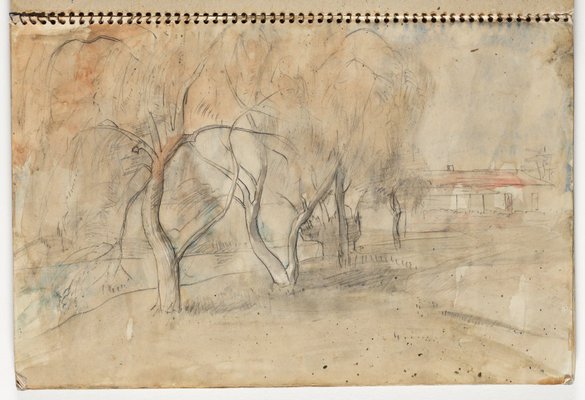 Alternate image of Sketchbook no. 9: Sydney, Werri, Tasmania 1960s by Lloyd Rees
