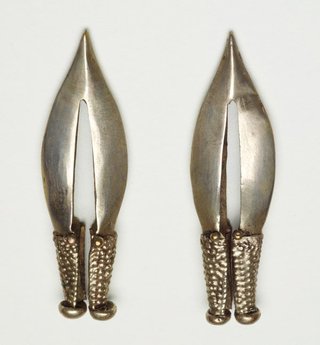 AGNSW collection Pair of earrings 19th century-20th century