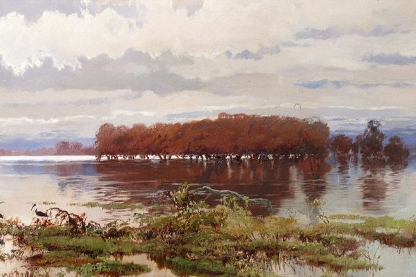 Alternate image of The flood in the Darling 1890 by WC Piguenit