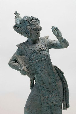 Alternate image of Study of Balinese Legong dancer by Arthur Fleischmann