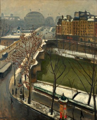 AGNSW collection Albert Marquet The Pont Neuf in the snow late 1920s