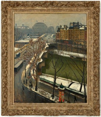 Alternate image of The Pont Neuf in the snow by Albert Marquet