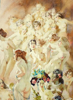 Alternate image of Court by Norman Lindsay