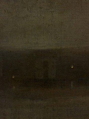 Alternate image of Nocturne in grey and silver, the Thames by attrib. James Abbott McNeill Whistler