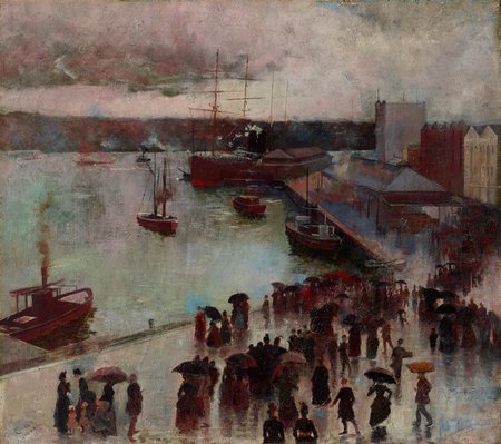 Alternate image of Departure of the Orient - Circular Quay by Charles Conder