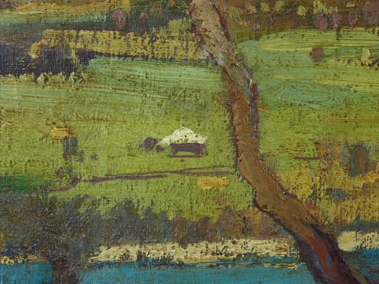 Alternate image of Hawkesbury landscape by Sydney Long