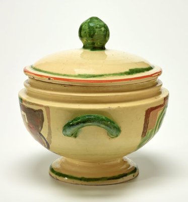 Alternate image of Tureen with cubist design by Anne Dangar