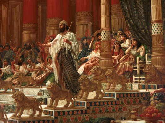 Alternate image of The visit of the Queen of Sheba to King Solomon by Sir Edward John Poynter