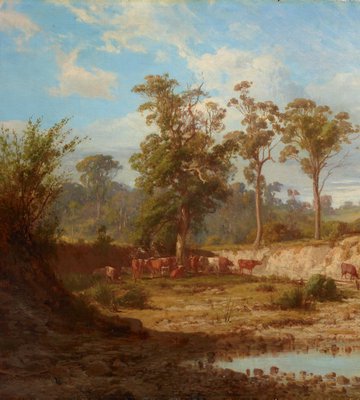 Alternate image of Goodman's Creek, Bacchus Marsh, Victoria by Louis Buvelot