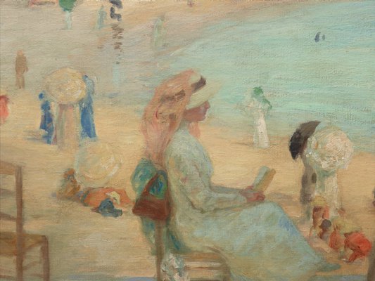 Alternate image of On the beach (Royan) by Rupert Bunny