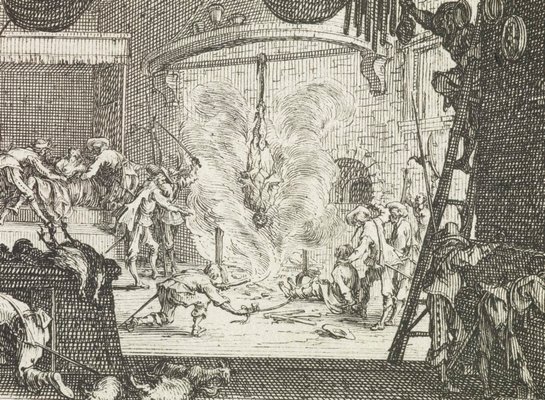 Alternate image of Plundering a large farmhouse by Jacques Callot
