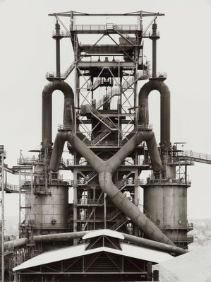 Alternate image of Blast furnaces, Germany, France, Luxembourg, United States by Bernd Becher, Hilla Becher