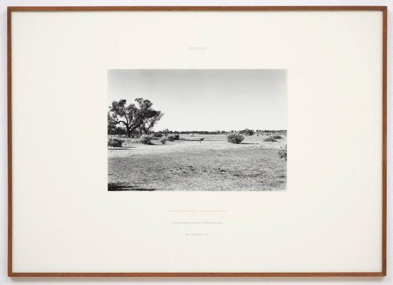 Alternate image of A hundred mile walk along a straight line in Australia by Richard Long