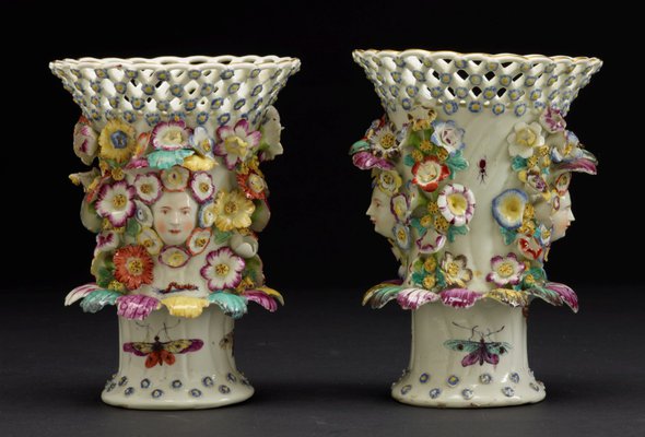 Alternate image of Frill vase [one of pair] by Derby