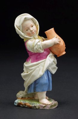 Alternate image of Girl carrying a pitcher, model by Höchst