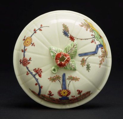 Alternate image of Covered bowl and stand by Saint-Cloud porcelain factory
