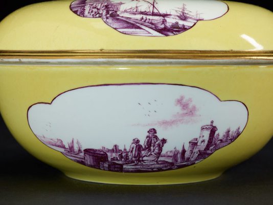 Alternate image of Two handled soup bowl and cover by Meissen