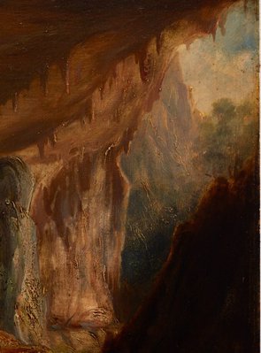 Alternate image of Stalagmites, Burragalong Cavern by Conrad Martens