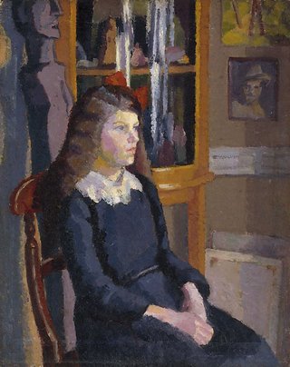 AGNSW collection Norah Simpson Studio portrait, Chelsea 1915