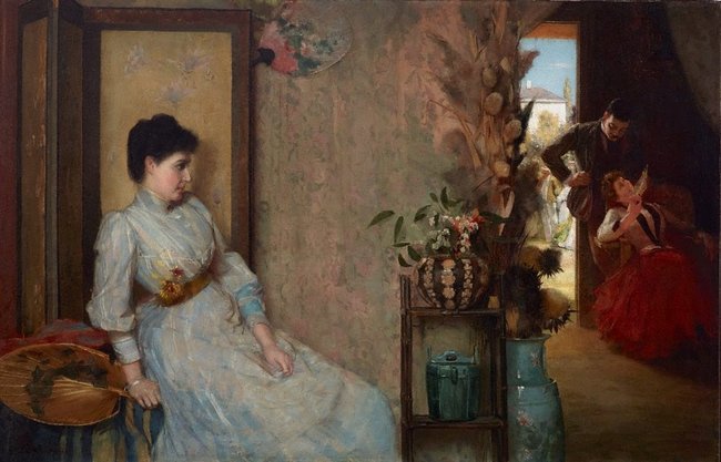 AGNSW collection Tom Roberts Jealousy 1889