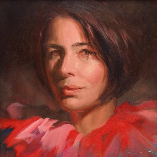 AGNSW prizes Jessica Ashton Self-portrait as a clown, from Archibald Prize 2017