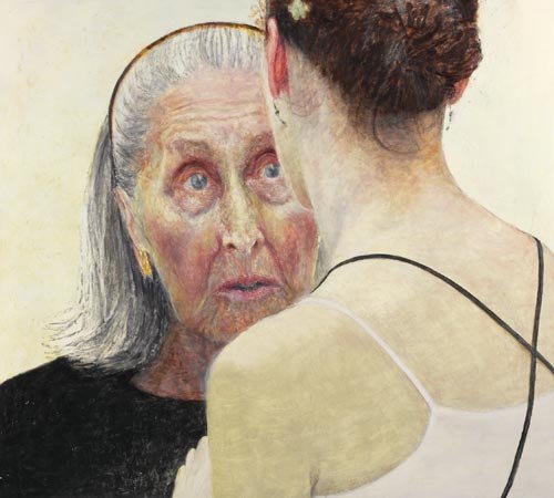 AGNSW prizes Jenny Sages Irina Baronova (handing on the baton), from Archibald Prize 2007
