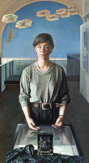 AGNSW prizes Jiawei Shen Hedda's camera (Portrait of Claire Roberts), from Archibald Prize 1994