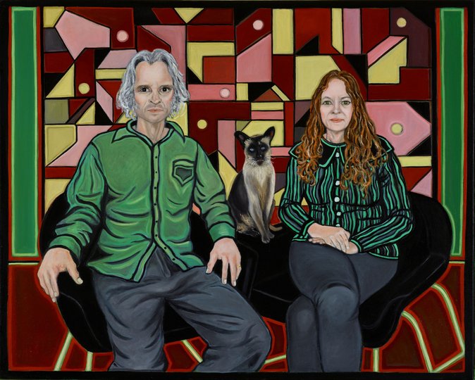 AGNSW prizes Marina Finlay Peter, Coco and Susan O’Doherty, from Archibald Prize 2018